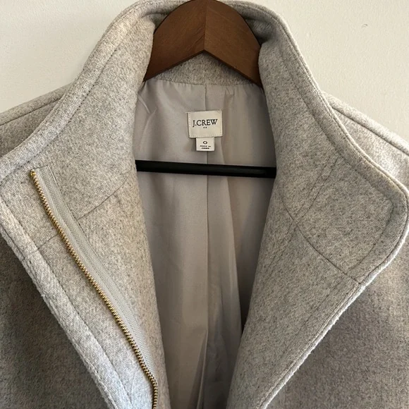 JCREW FACTORY - Women’s City Coat in Heather Dusk - Size 0 - Picture 3 of 6